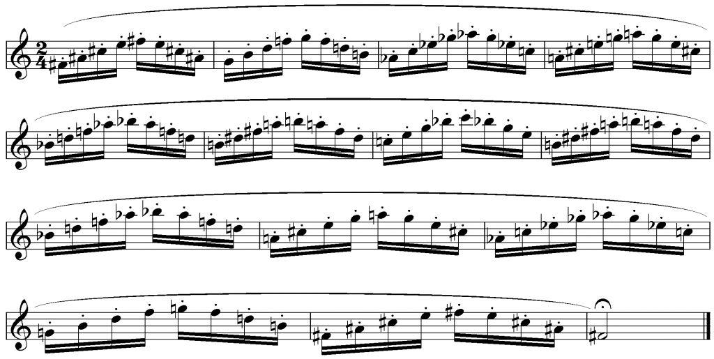 Ruby Ascending Octave Harmonic WindWorks Trumpet Academy by Mystery