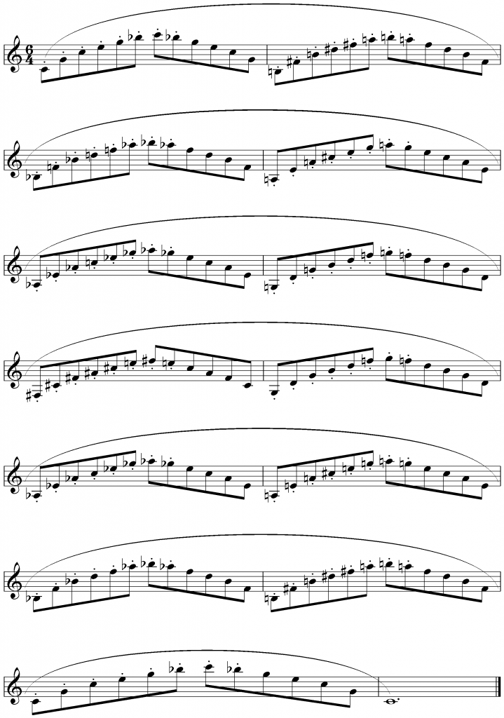 Ruby Descending Double Octave Harmonic WindWorks Trumpet Academy by